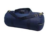 Load image into Gallery viewer, Navy Brass Weekender Duffle
