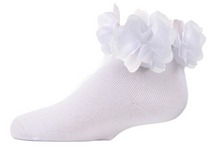 Load image into Gallery viewer, Floral Halo Sock - White
