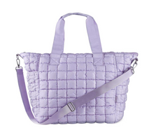 Load image into Gallery viewer, Purple Scrunchie tote Bag