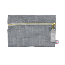 Load image into Gallery viewer, Gray Chambray Cosmo Case
