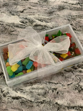 Load image into Gallery viewer, 2 Section Marble Tray with Candy or Chocolate
