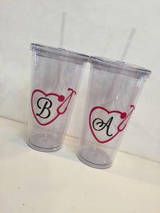 Tumblers with Straw