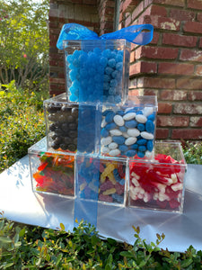 Large candy and chocolate tower