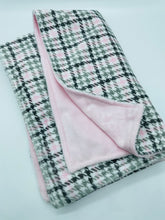 Load image into Gallery viewer, Pink Velour with Plaid
