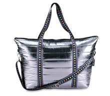 Load image into Gallery viewer, Gunmetal with Multicolor Stars Strap
