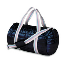 Load image into Gallery viewer, Navy Duffle with Sunrise Straps

