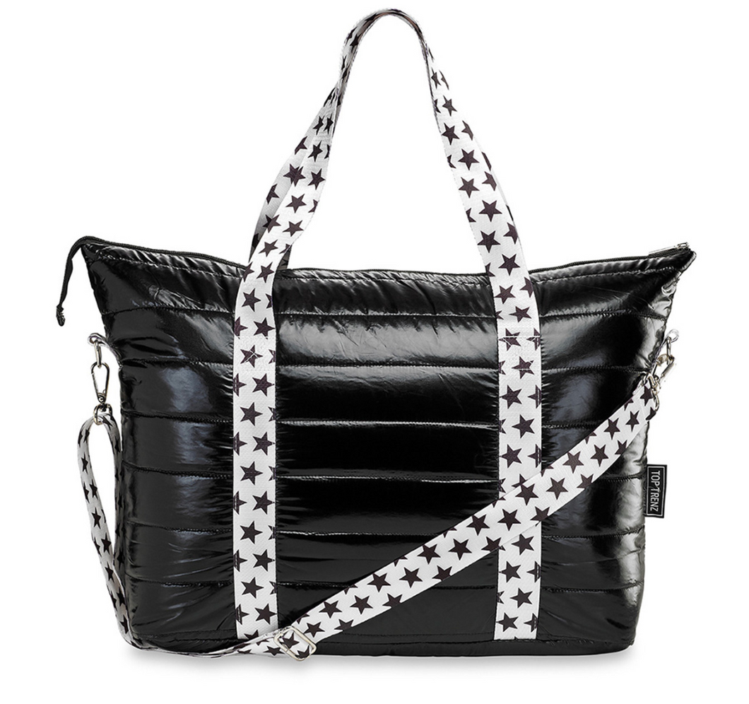 Black Tote with Showtime Straps