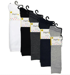 Memoi 3 Pack Knee Socks - Navy