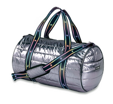 Load image into Gallery viewer, Gunmetal Duffle with Gradient Straps
