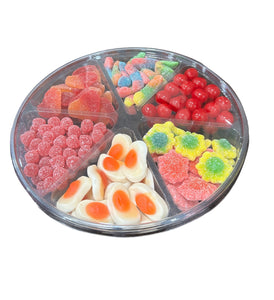 6 section candy tray