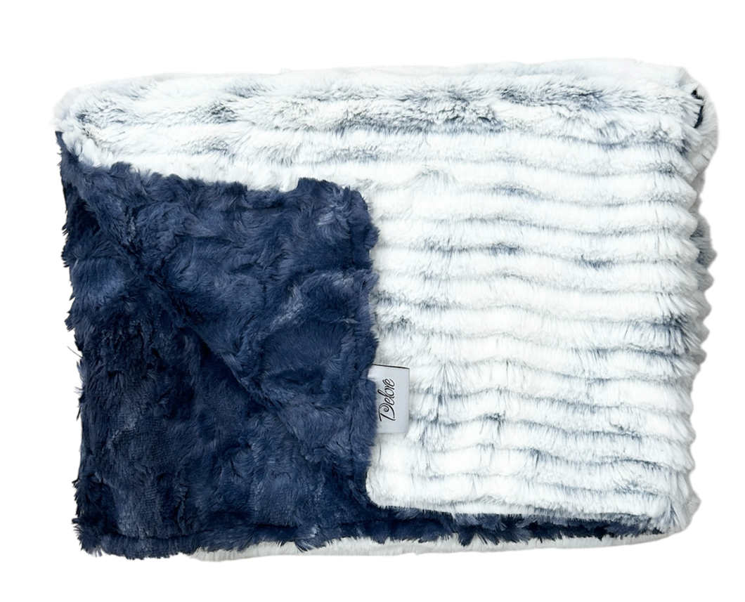 Zigzag white Navy