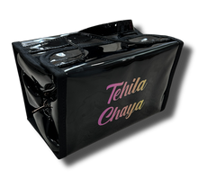 Load image into Gallery viewer, Black patent foldable accessory case
