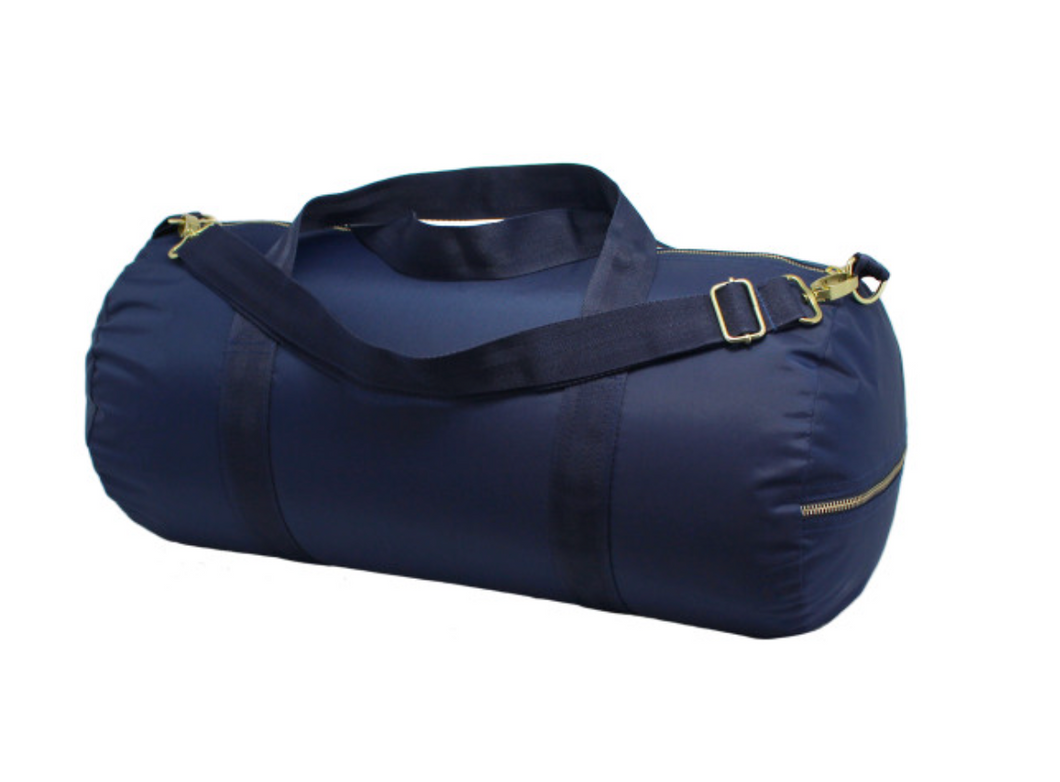 Navy Brass Weekender Duffle