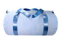 Load image into Gallery viewer, Baby Blue Preppy Medium Duffle
