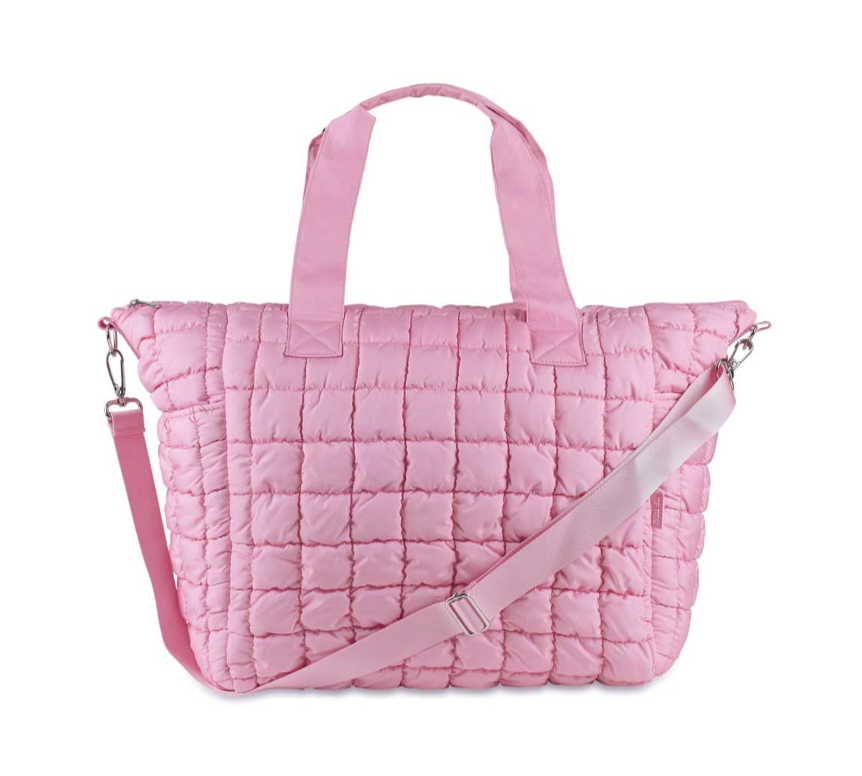 Pink Scrunchie Tote Bag