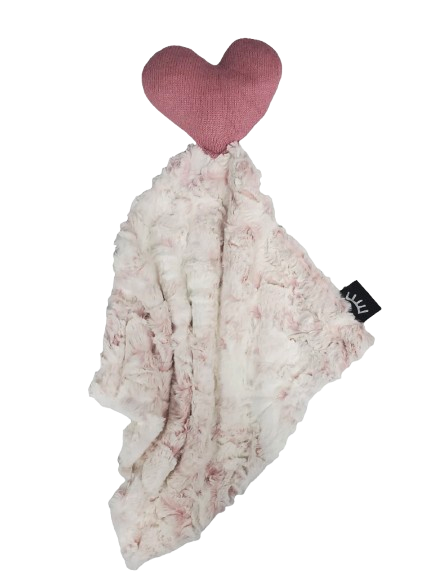 Owl Mauve Heart Lovey