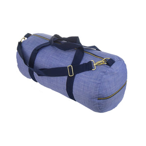 Navy Chambray Weekender Duffle