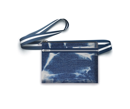 Denim Print Crossbody Bag