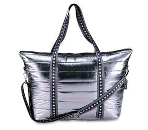 Gunmetal with Multicolor Stars Strap