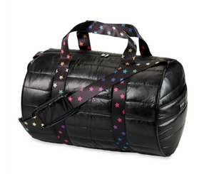 Black with Scatter Stars Duffle